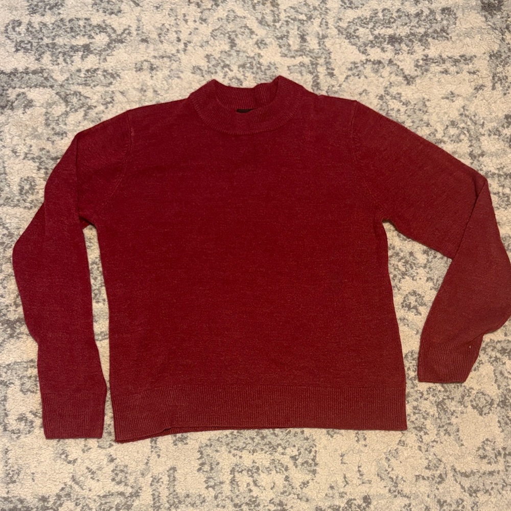 Sag Harbor Burgundy Sweater Size Medium